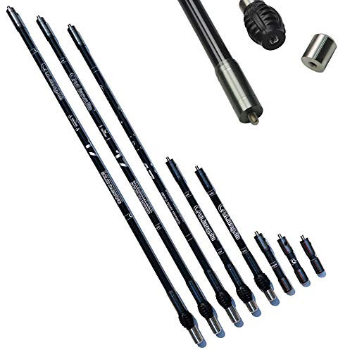 MILAEM Bogenschießen Stabilisator 30 28 26 Bogen Stabilisierer 12 10 5 4 3 Balance Bar Verlängerungsstange für Compoundbogen Recurve Bogen