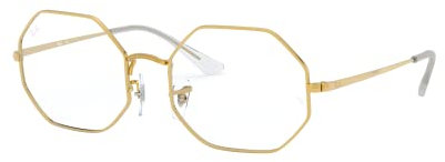 Ray-Ban Unisex RX1972V Lesebrille, Gold, 54