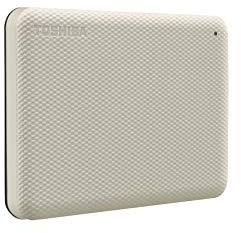 Toshiba Canvio Advance 2TB Portable External Hard Drive USB 3.0, White - HDTCA20XW3AA