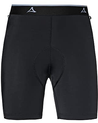 Schöffel Damen Skin Pants 2h L, atmungsaktive Radhose mit Polster und 4-Wege-Stretch, Fahrrad Unterhosen mit bakteriostatischer Silbernitrat-Behandlung, black, 44