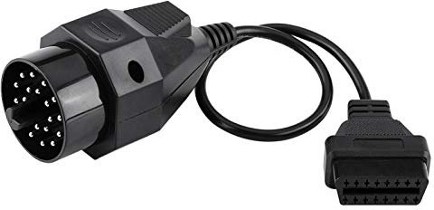 20 Pin auf 16 Pin OBD2 Adapter, 20 Pin auf 16 Pin OBD2 Adapter Stecker Scannerkabel für BMW E36 E38 E39 E46 E53 X5 Z3