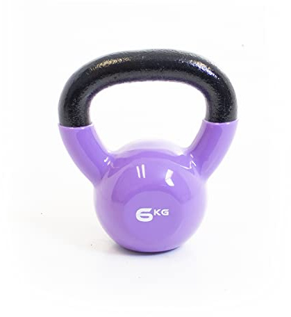BODYPOWER 6kg Vinyl Coated Kettlebell