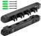 SM SunniMix Porte-queues Noir, 4 Porte-Queue De Billard, Support Queue De Billard Mural, Billard Accessoires, Support Mural pour Bâton De Billard, Clip pour Tiges De Table De Billard