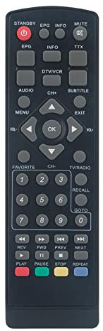 VINABTY 6222-10 Telecomando di ricambio compatibile con UNITED LCD TV