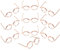 Toddmomy 10 Stücke Metall Puppe Brille Mini Draht Rand Puppe Brillen Miniatur Brillen Puppen Zum Verkleiden Spielzeug Roségold