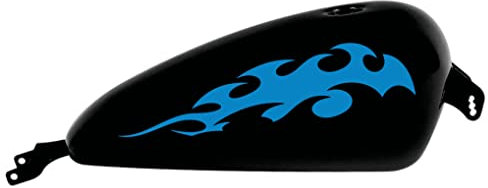 DualColorStampe Aufkleber kompatibel mit Harley-Davidson Tank DX-SX Zubehör Sticker Moto Motorbike TRIBALE COD.M0261 (Blu53)