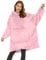Gentlewarm Sweat à Capuche Surdimensionné Pull Plaid Polaire Chaude Sherpa Couverture Avec Manches Et Poche, Taille Unique Pour Adultes, Femmes, Hommes, Adolescents