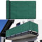 Balkon Sichtschutz Balkonabdeckung 115 x 1000 cm Reißfest UV-Schutz atmungsaktiv Balkonumspannungen blickdichte mit Ösen und Kordel für Balkon Zaun Terrassen Garten, Grün