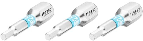 HAZET Bit - Sechskant6,3 (1/4 Zoll) -Sechskant Profil - 2.5mm -3-tlg.