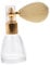 HAKIDZEL Botella De Spray Vintage De Vidrio Refillable Para Perfume Atomizador Para Decoración y Diseño Transparente y Sellado