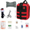 Erste Hilfe Set, Medizinische Taktische Tasche,Medizinische Tasche für Camping, Jagd, Wandern, Zuhause,Auto und Abenteuer,Trauma Kit,Military Combat Survival Everyday Carry Blutungskontrolle Rosa