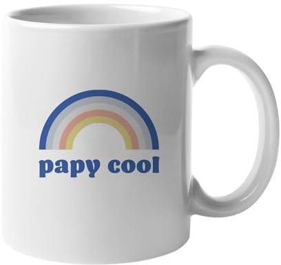 We Are Family - Mug Humoristique Homme Papy Cool - Tasse à Café Humour Rigolote - Idée Cadeau Originale Famille, Ami, Collègue - en Céramique - 330 ml - Blanc