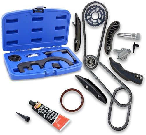 ATEC Germany Steuerkettensatz mit Zahnrädern & BGS Motor Einstellwerkzeugsatz Kompatibel mit BMW 1er, 2er, 3er, 4er, 5er, 6er, 7er, X1, X3, X4, X5, X6; MINI; TOYOTA AVENSIS
