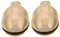 TOGEVAL 2St kupferne Glocke kuhglocke Cattle Bell cattlebell Messingglocke Tierglocke für Pferde Vieh lautes Tier Kätzchenhalsband mit Glöckchen Tierklingel aus Messing Hundeglocke Golden