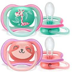Philips Avent Ultra Air 2er Silikon Schnuller 18+ Monate Pink