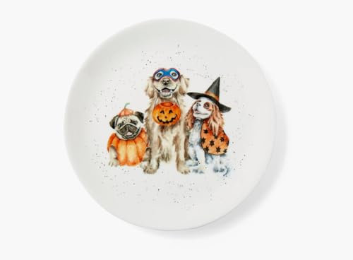 Wrendale Designs Assiette coupée (Trick or Treat)