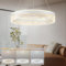 BRIMETI Pendelleuchte Esstisch, Esstischlampe 50cm Höhenverstellbar Esszimmerlampen 60W 1-flammig Hängeleuchte LED Hängelampe 3000K/4000K/6000K, für Wohnzimmer Esszimmer Küchen Bar Leuchten (Weiß)