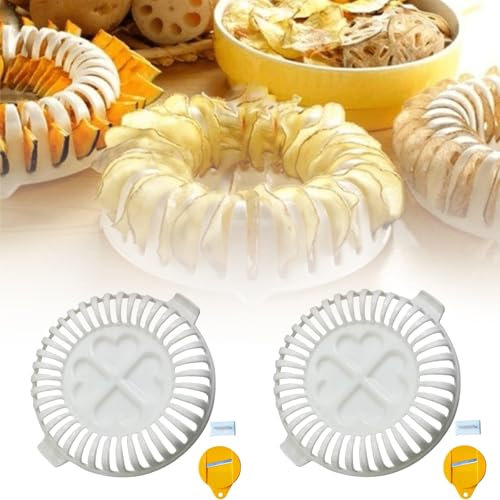 Kartoffelchip-Maker für Mikrowelle, Kartoffelchips, Backblech, DIY-Snack, Lebensmittelregal, Küchenutensilien, Ess- und Bar-Backblech-Organizer (2 Stück)