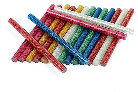 VILLCASE 10 Colors Tacky Glue Sticks Tube Stick Glue Hot Melt Glue Sticks for Crafting Home Office