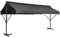 IKAYAA Freistehende markise 500x300 Standmarkise freistehend wetterfest Gartenmarkise Sonnenschutz Terrassenüberdachung Outdoor Terrasse Garten Balkon-Anthrazit-5 x 3 m