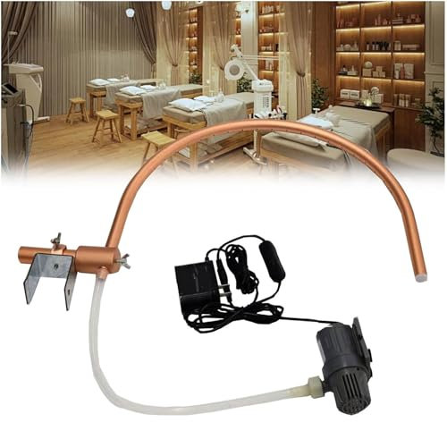 Cadre d'eau Head Spa avec pompe pour évier à shampoing, équipement de pommeau de douche de salon portable, cascade de bol à shampoing,EUplug