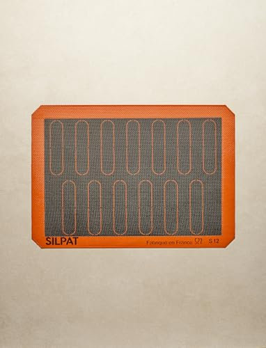 Silpat Toile de Cuisson Boulangère Éclairs 42 x29,5 cm – Antiadhésive et Réutilisable – Cuisson Uniforme Sans Graissage – Idéale pour Pâtisserie Maison – Résistant, Qualité Professionnelle