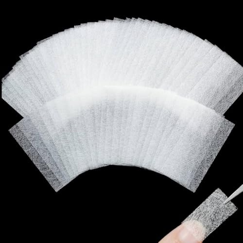 60 Extensions D'Ongles En Soie Et Fibre De Verre, Kit Gel Soie-Fibre De Verre, Outil De Réparation D'Ongles Pour Manucure.
