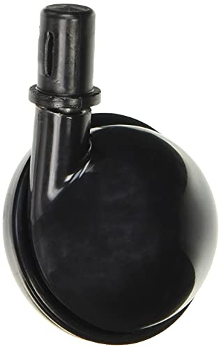 Kartell 790000 Rollen, 5,5 x 4,5 x 2 cm, Plastik schwarz