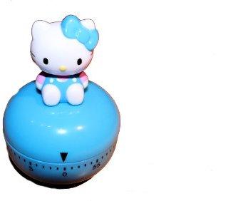 TIMER TURCHESE HELLO KITTY PER CUCINA ORIGINALE SANRIO