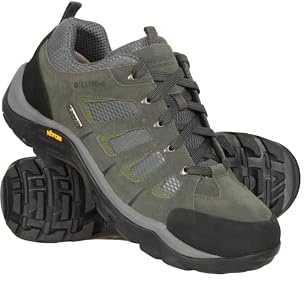 Mountain Warehouse Field Mens Waterproof Wide Fit Shoes - Lightweight, Quick-Dry Sneakers with Suede & Mesh Upper - for Spring Summer, Walking & Wet Weather
