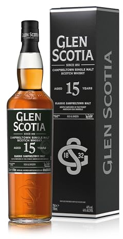 Glen Scotia 15 Years Old mit Geschenkverpackung (1 x 0.7 l)