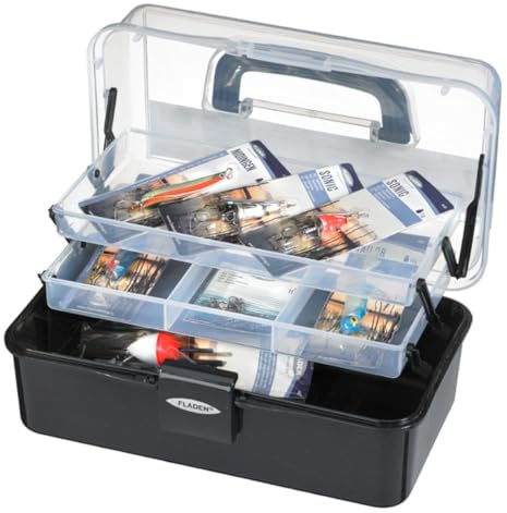 Fladen Angelkoffer 2-ladig mit Zubehör