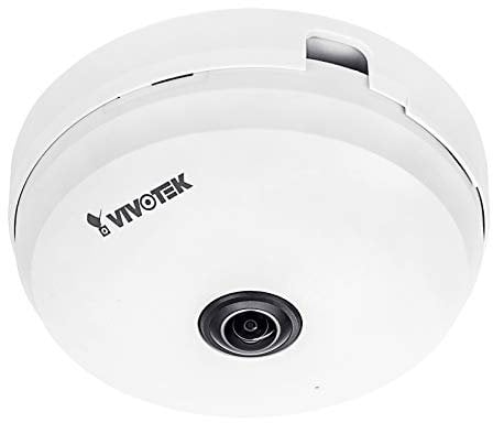 VIVOTEK 158277 FE9180-H Fisheye IP Kamera 5MP, Indoor, 1,16mm, 360°, PoE, 3600 W, 220 V, Weiss, 1 Stück (1er Pack)