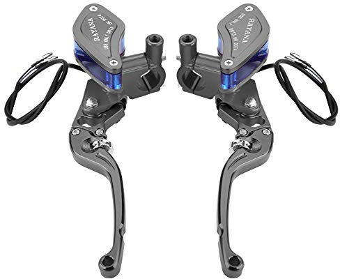 EBTOOLS 7/8 22mm Motorrad Hauptbremszylinder Hydraulische Bremspumpe,Universal Motorrad CNC Rollenverstellung Hydraulische Bremspumpe