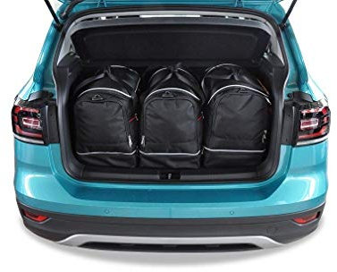 KJUST Dedizierte Reisetaschen 3 stk kompatibel mit VW T-CROSS I 2018+ Car Bags