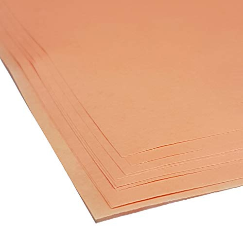 equipster Butcher Paper Kraftpapier Metzgerpapier Peach Pfirsich Papier für BBQ Smoker Fisch Fleisch Wurst 25 Stück Zuschnitte 37 x 57 cm