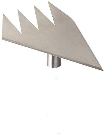 RUWI Hacke 8in1 | Fugenreiniger - Gartenwerkzeug - Hacke Garten - Gartenhacke - Harke - Grubber - Sauzahn - Unkrauthacke - Gartenharke - Pflanzlochbohrer (Multiharke 8-in-1 OHNE Stiel (nur Aufsatz))