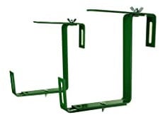 LOKUS 2X Blumenkastenhalterung Balkonkastenhalterung Verstellbar Halter 3-Teilen I Grün