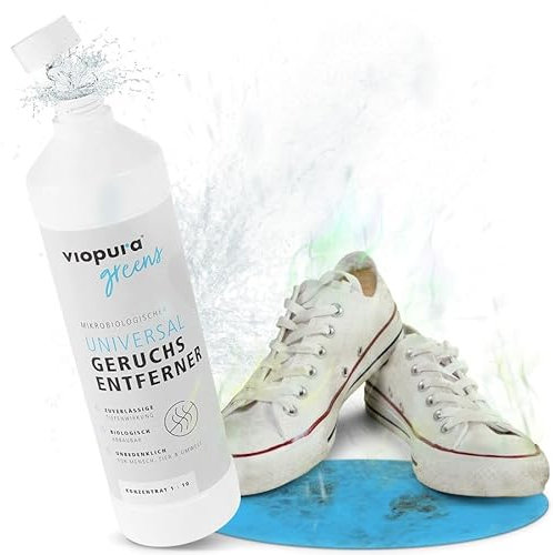 viopura Spezial Geruchsneutralisierer – hochwirksam & mikrobiologisch (1 Liter Konzentrat) – für Haushalt & Wohnung – dermatologisch getestet – Enzymreiniger Geruchsentferner – Made in DE