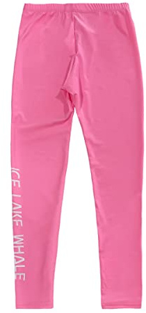 M2C Girls Swim Pants Swim Tights Leggings UPF 50+ Sun Protection Rash Guard Pink 7-9