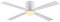 Newday Deckenventilator mit LED Beleuchtung Fernbedienung Leise, 122cm Deckenventilatoren mit Beleuchtung Weiß, Deckenventilator mit licht Mit 6 Gang, 3 Timer,3 LED Farbe, DC Motor