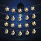 Ramadan Lichterkette 3M 20 LEDs Muslim Ramadan Deko für Zuhause Outdoor Garten Hochzeit Geburtstag Ramadan Party Ramadan Dekoration