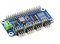 Coolwell Servo-Treiber HAT für Raspberry Pi 4B+ 4B 3B+ 3B 2B+ Zero W WH Jetson Nano 16-Kanal, 12-Bit, I2C-Schnittstelle, rechtwinkliger Pinheader