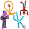 Coolden 4 Stück Teleskop Saugnapf Giraffen Roboter Pop Tubes - Leuchtendes Mini Röhren Fidget Toys Sensorik Spielzeug für Kinder und Erwachsene #2