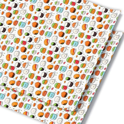 Geschenkpapier Sushi-Style Kaito Premium Papier 70 x 100 cm 2 Bögen (gefaltet)
