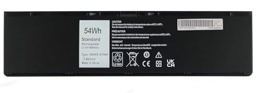 FESTAS 7.4V 7300mAh/54Wh 34GKR 3RNFD Laptop Ersatz Akku für Dell Latitude 14-7000 E7440 E7450 Series PFXCR 909H5 F38HT WVG8T 0909H5 0WVG8T 451-BBFT 451-BBFV 451-BBFY Notebook Battery