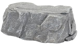 Ocultar una llave exterior, piedra hueca roca tortuga piedra con compartimento secreto para ocultar llaves