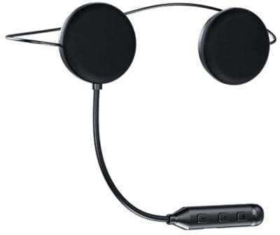 OBEST Motorrad Bluetooth Headset mit BT5.3, Motorrad Helm Headset, Freisprecheinrichtung, Lautsprecher für Musik, Mikrofon, Anrufsteuerung, Geräuschunterdrückung für Kopfhörer