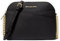 Michael Kors Jet Set Medium Crossbody Leder Handtasche, Schwarz/Gold