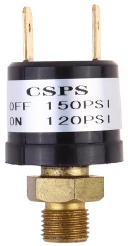 Gatuida Air Compressor Druckschalter Psi Robuster Npt Druckregler Für Luftdrucksysteme Automatischer Einschaltmechanismus Bei Psi Langlebig Und Zuverlässig Für Luftkompressoren Und